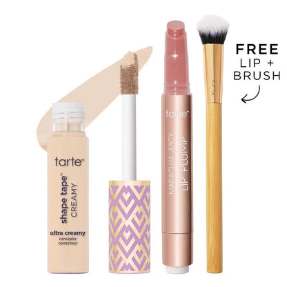 Illuminate Your Beauty: Tarte Award-Winning Shape Tape™ Ultra Creamy Concealer & Maracuja Juicy Lip Gloss Duo